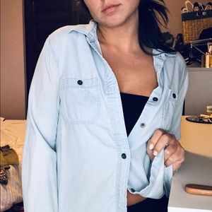 ✧ beachy button up ✧